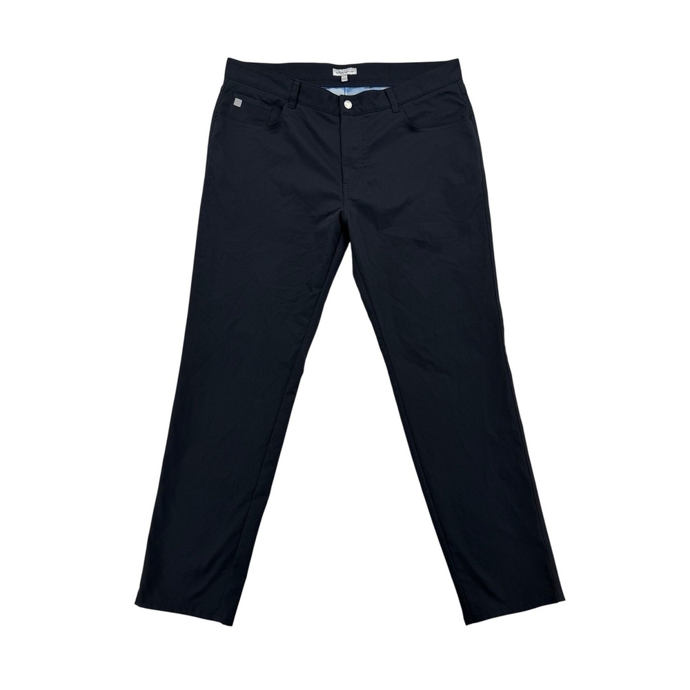Peter Millar EB66 Performance Five-Pocket Pants Navy Blue MS20EB66FB Mens 38x32